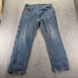 Vintage Twenty X Jeans Mens 36x32 Blue Medium Wash Cotton‎ Straight Fit Denim